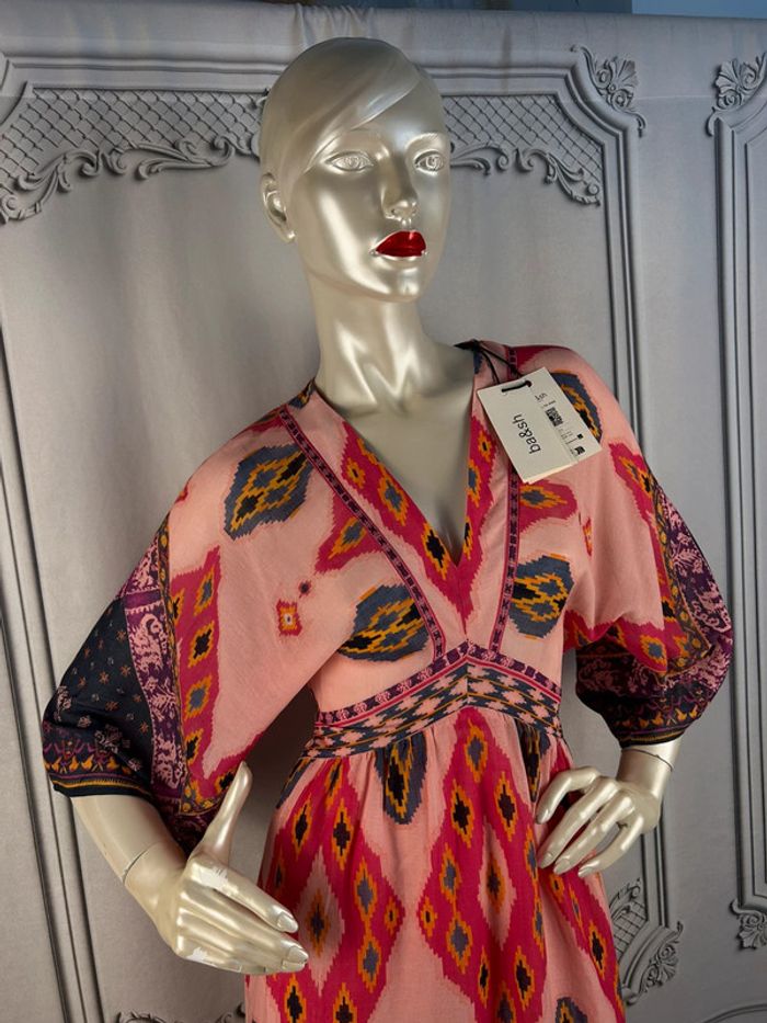 Robe longue rose Ba&sh T0 / XS neuve - photo numéro 2