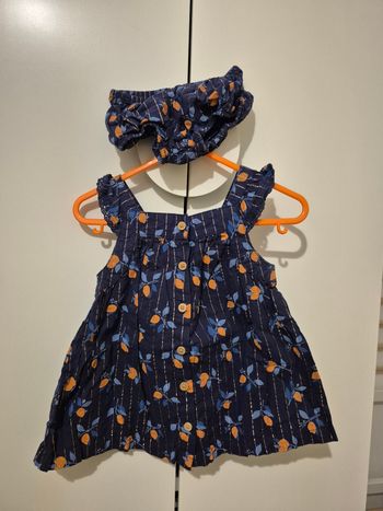 Ensemble robe et culotte Sergent Major taille 6 mois