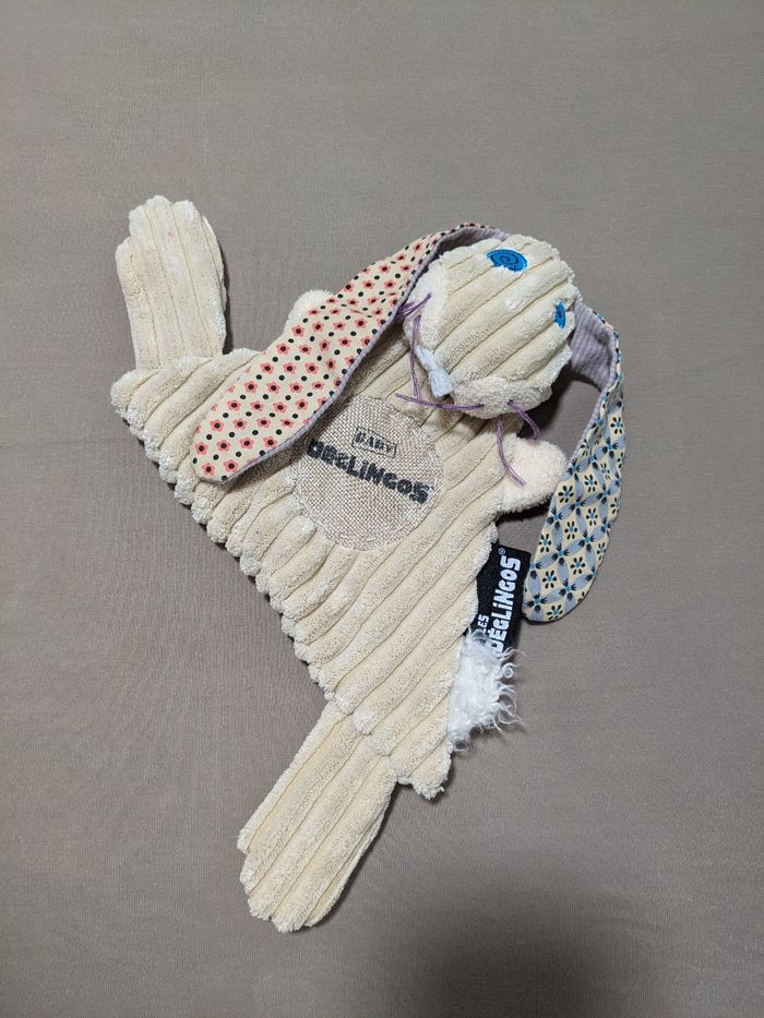 Doudou lapin Les Déglingos
