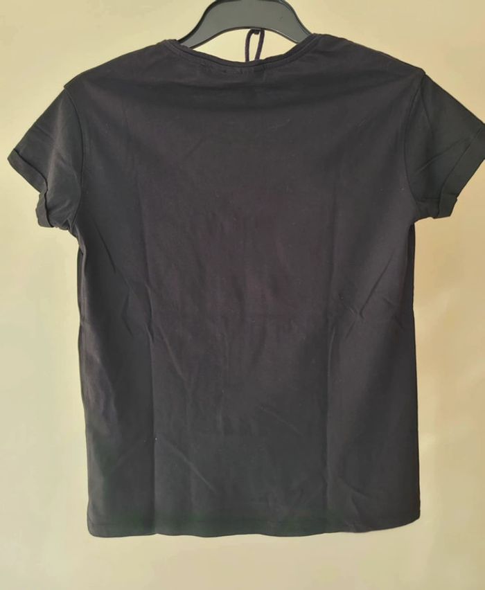 T-shirt noir • Kiabi • taille M - photo numéro 3