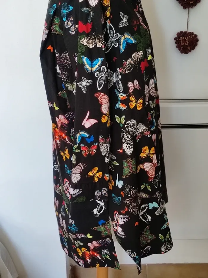 🦋 butterfly 🦋 robe chemise 💋 tout coton - photo numéro 8