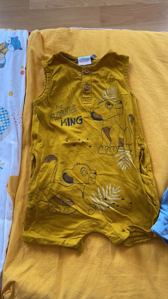 Lot de 2 combinaisons été 9 mois Disney - photo numéro 2