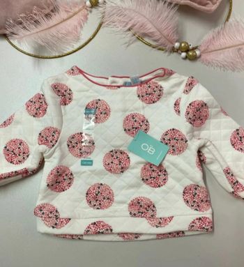 Pull bébé fille - neuf - Obaïbi - Taille 6 mois