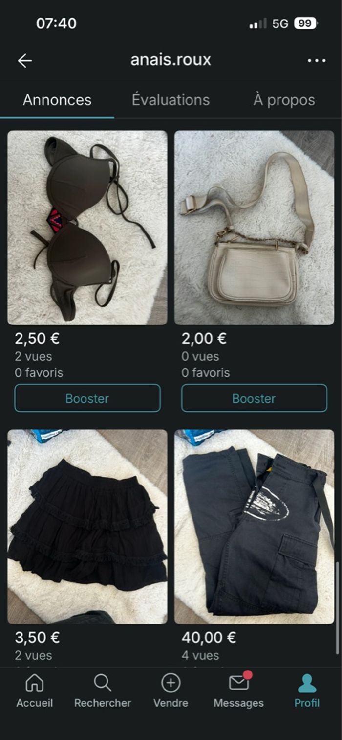 Vente vêtements femmes - photo numéro 2