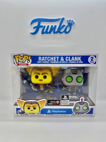 Funko Pop Playstation Ratchet & Clank 2 Pack GameStop Exclusive 🇺🇸