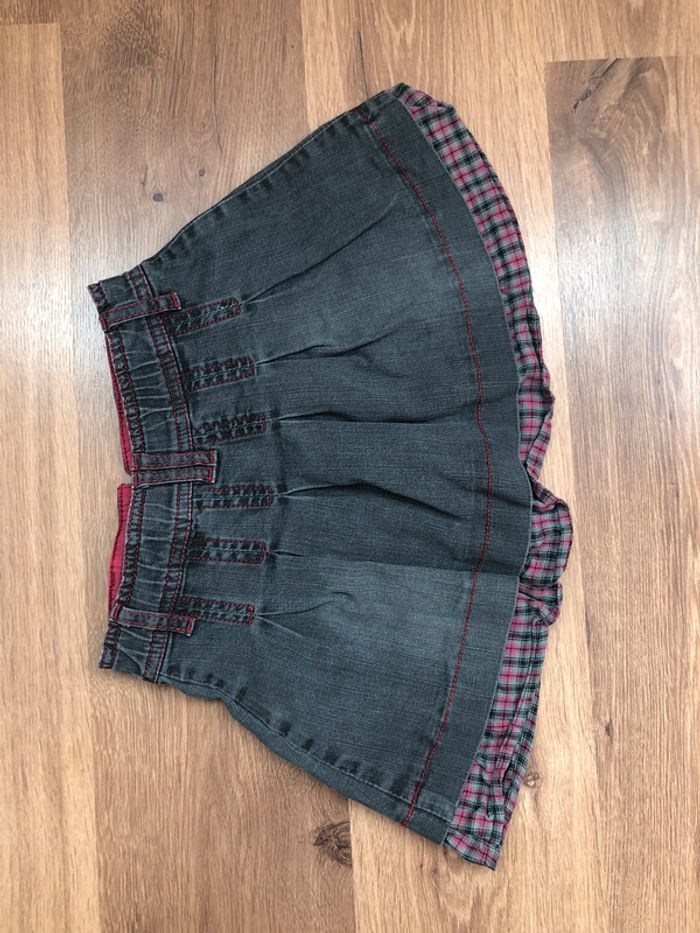 Jupe en jean gris foncé sergent-major 5 ans - photo numéro 2