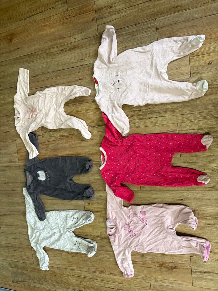 Lot 6 pyjamas 3 mois