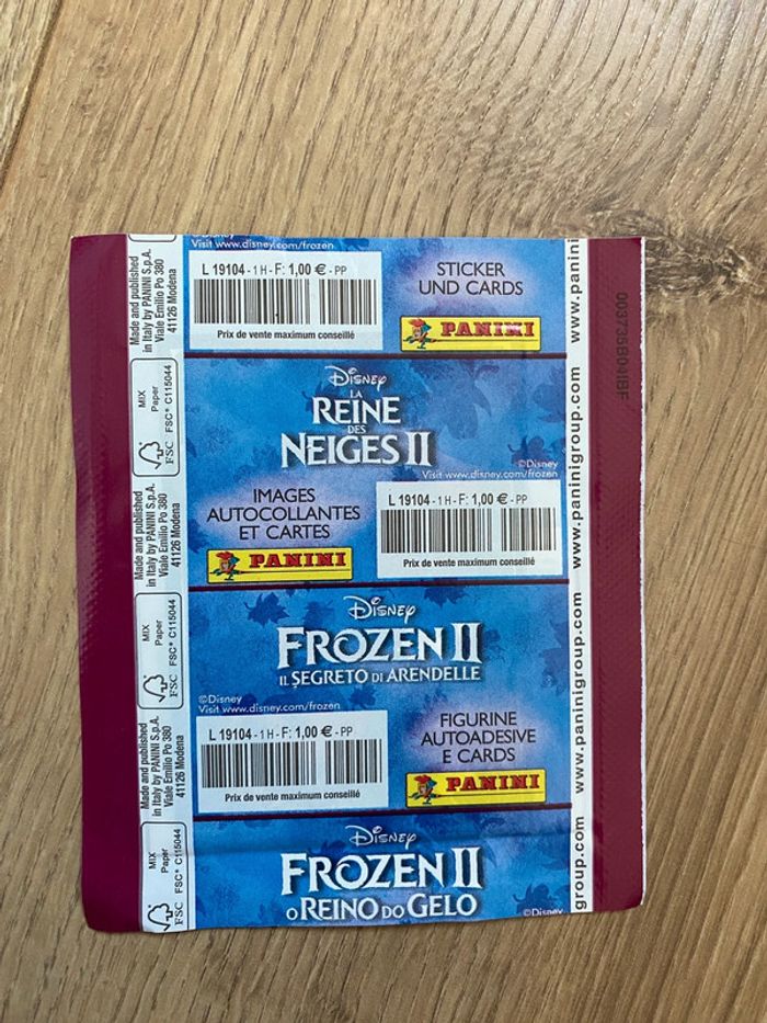 Lot de cartes panini Disney reine des neiges - photo numéro 7