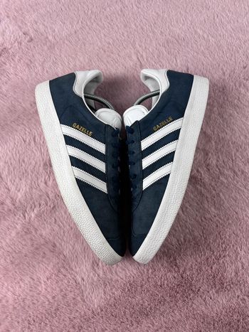 Adidas Gazelle Homme Bleu Marine 2022 QR Code Pointure FR 45 1/3