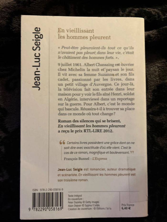 en vieillissant, les hommes pleurent - photo numéro 2