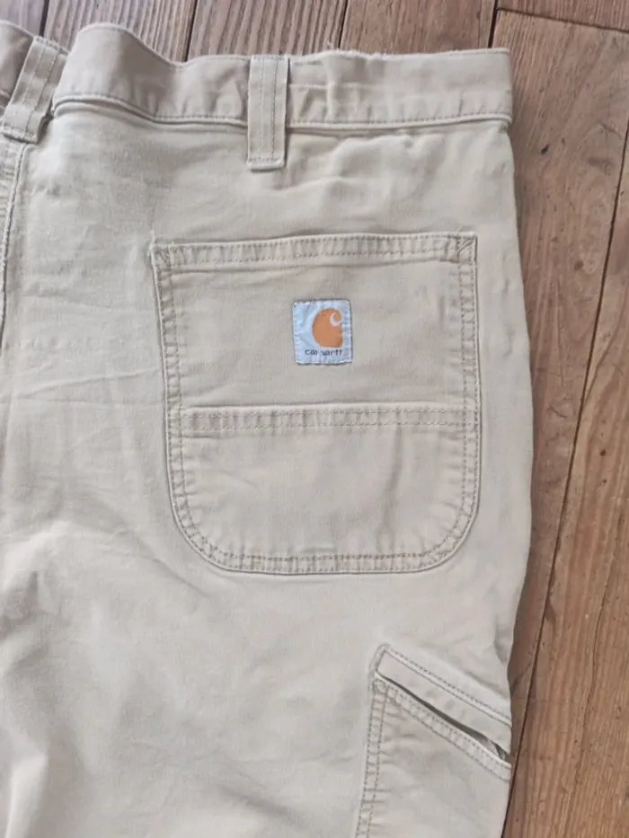 Pantalon jean Carhartt relaxed-fit workwear Carpenter W40 - photo numéro 4