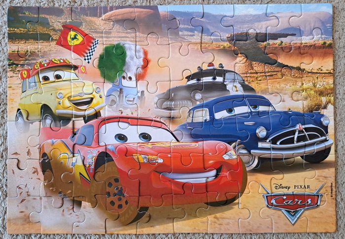 🧩 Puzzle Disney Pixar Cars 60 pièces - complet - photo numéro 3