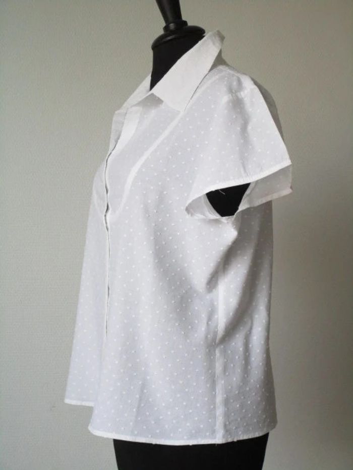 Chemise vintage plumetis 40 TBE - photo numéro 4