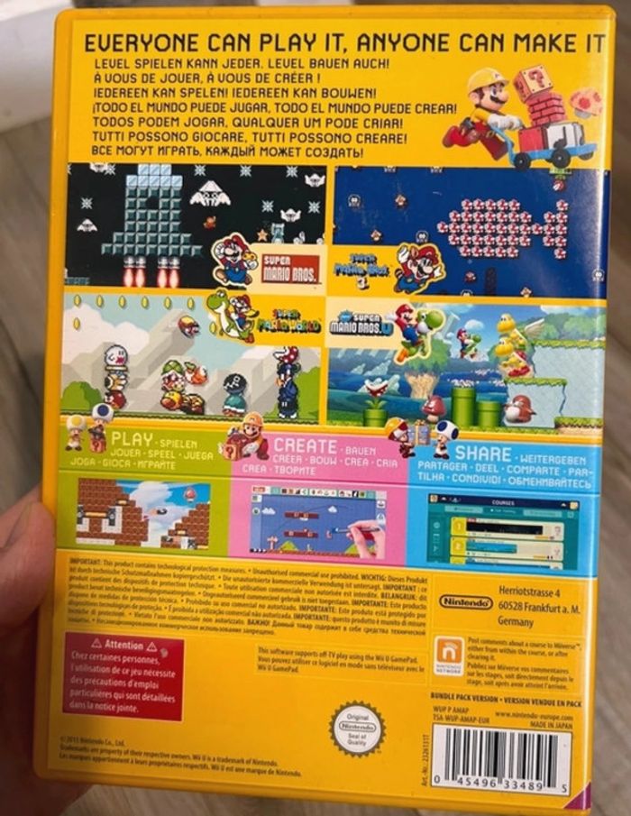 Super Mario maker wii u - photo numéro 2