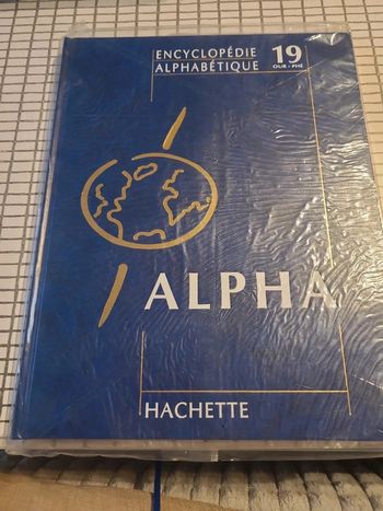 Encyclopédie alphabétique alpha tome 19