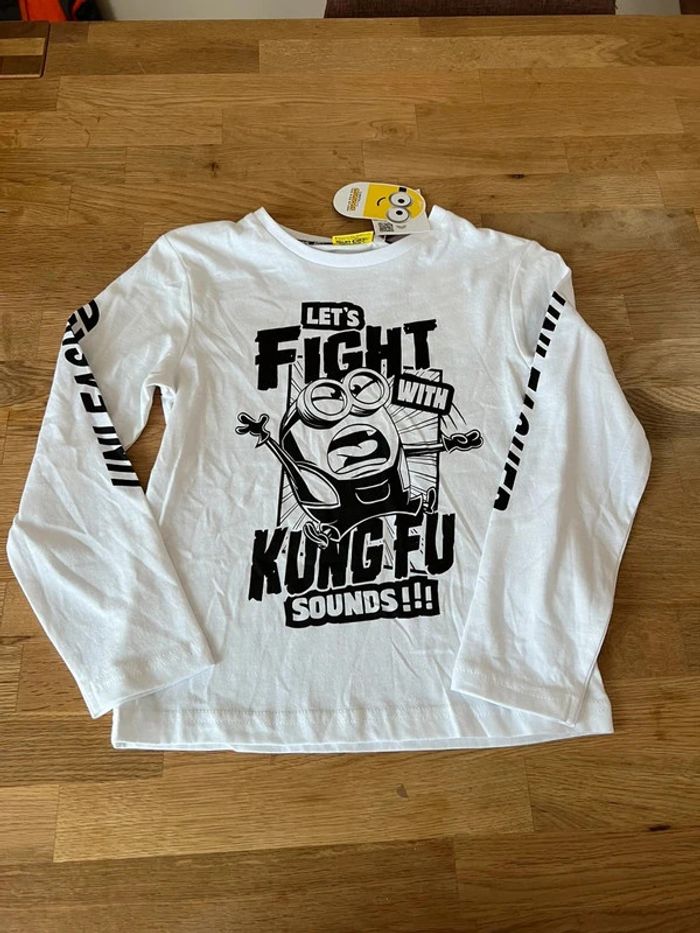 Tee shirt manche longue minions