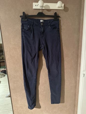 Jean slim bleu marine