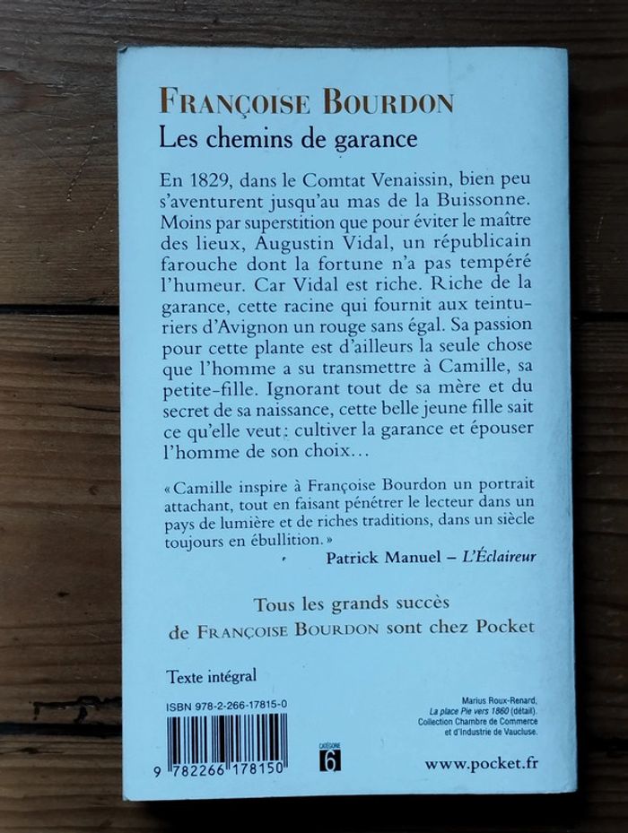 Françoise Bourdon Les chemins de Garance - photo numéro 2
