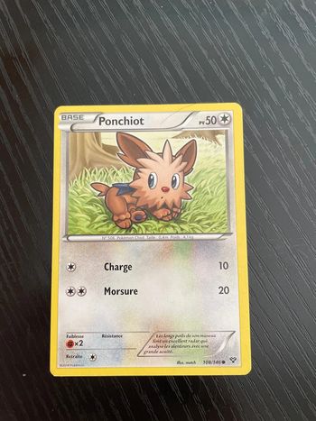Carte Pokémon Ponchiot 108/146