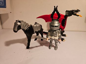 Dragon Chevalier et cheval Playmobil