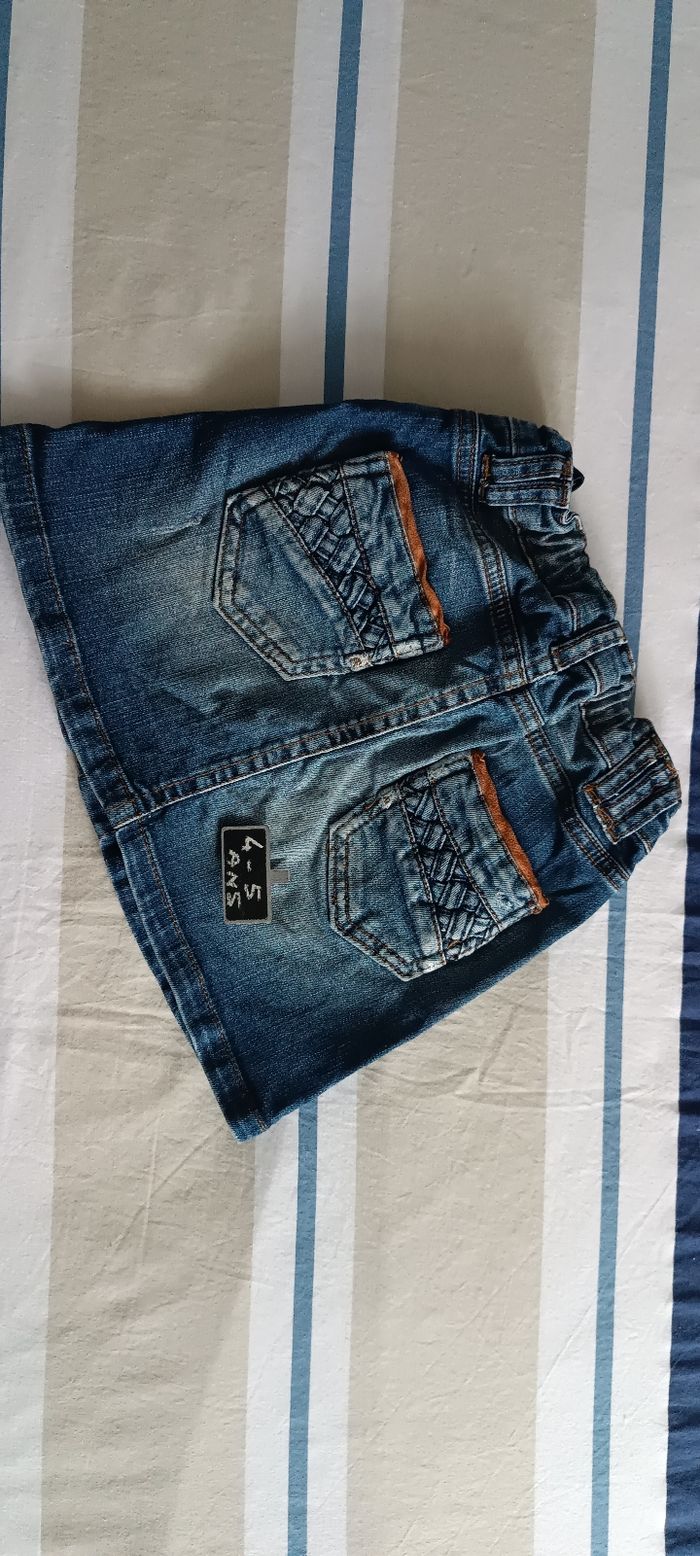 Jupe en jean, fillette. - photo numéro 2