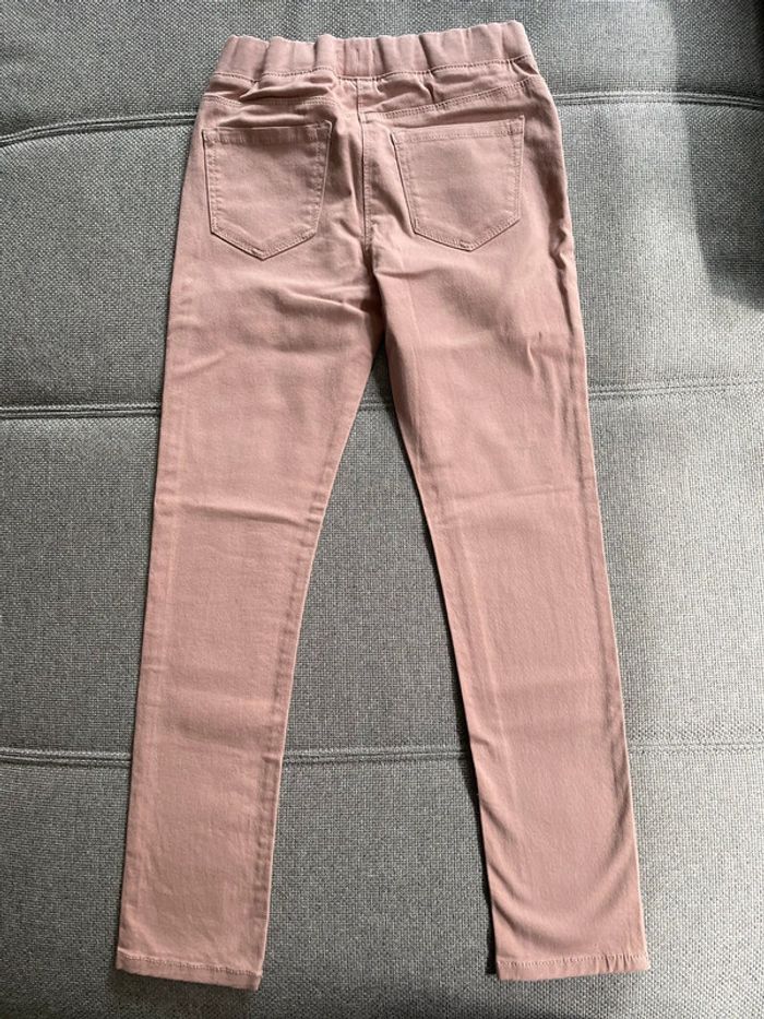 Jean Slim Vertbaudet vieux rose 10 ans - photo numéro 5