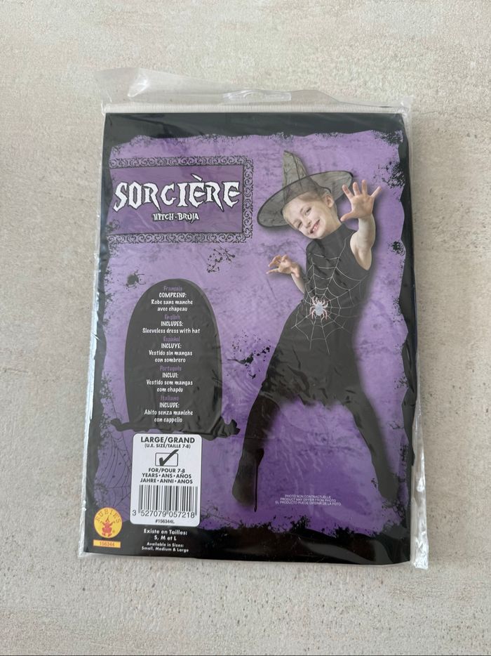 Déguisement Halloween sorcière fille