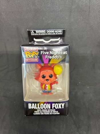 Funko pop keychain five nights at Freddy’s ballon Porte clés foxy 