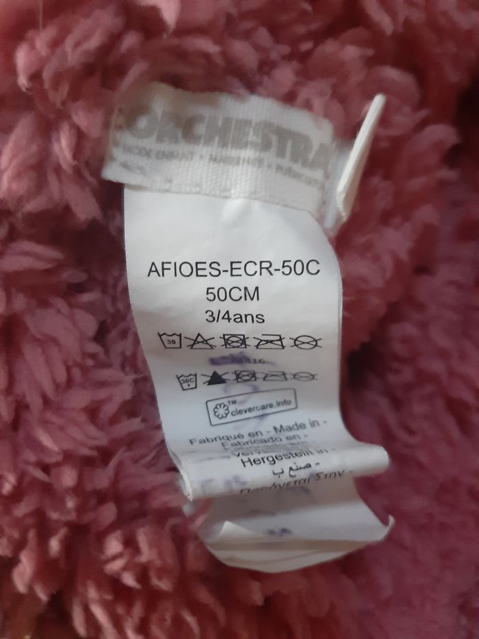 bonnet chaud + tour de cou assortis fille - Orchestra - 3 ans - photo numéro 3