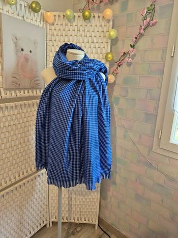 💕 Superbe Maxi-Écharpe / étole ETAM - Bleu Roi - 💕