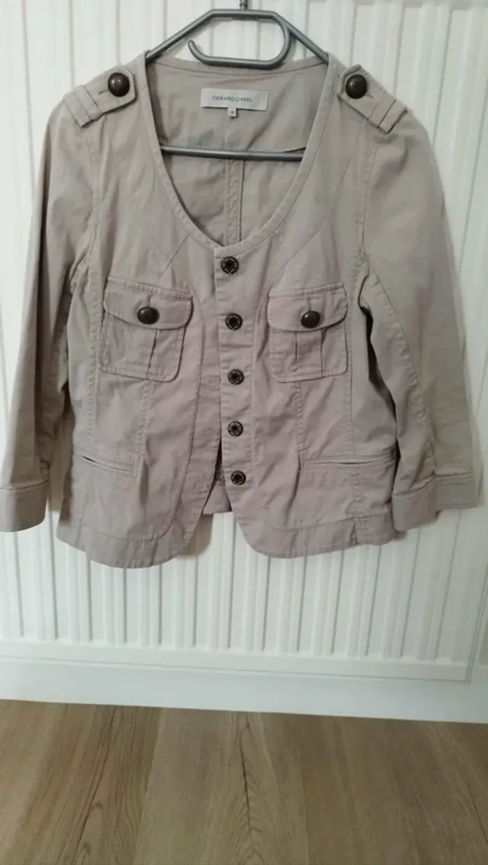 Veste grise beige