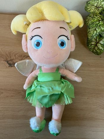 Doudou peluche fée clochette tinker Bell Disney store 34 cm