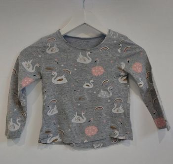 T-shirt manches longues à motifs fille 4 ans