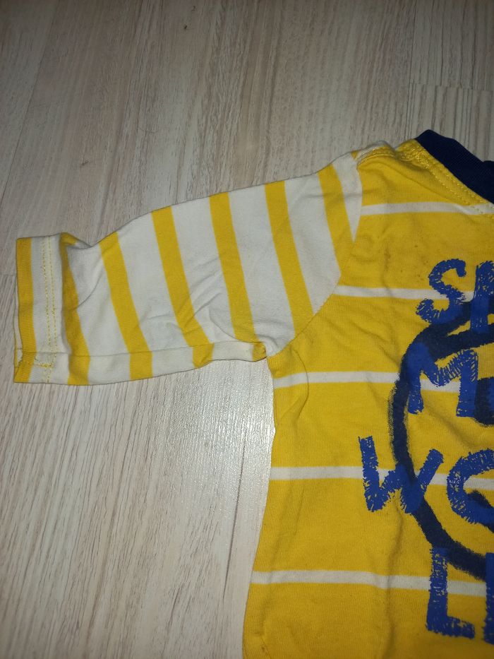 Lot de 2 t-shirts ML garçon 6 mois - photo numéro 6