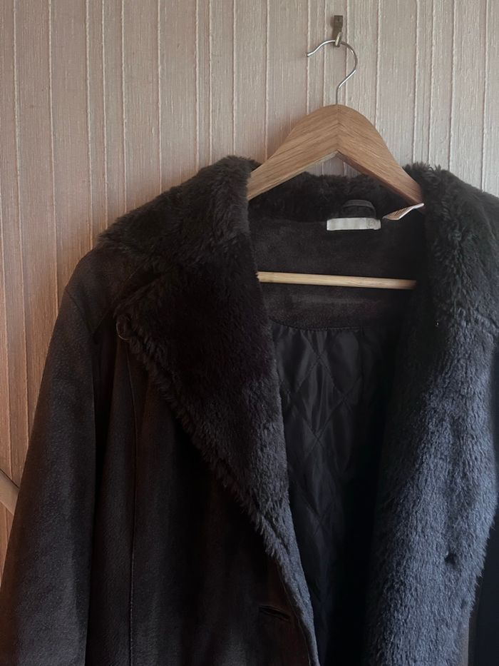 Manteau long en croûte de porc taille L / 46