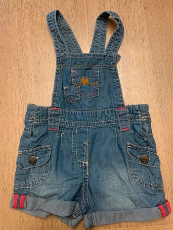 Salopette short tao 12 mois 100%coton