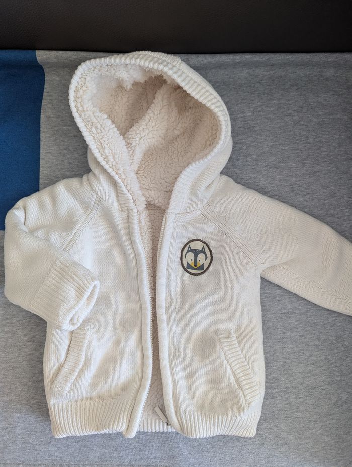 Gilet zippé Vertbaudet 9 mois