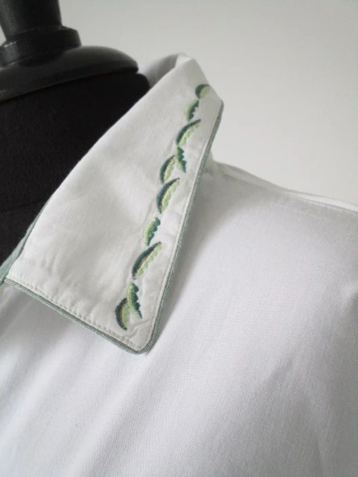 Chemise vintage perroquets 46/48 TBE - photo numéro 6