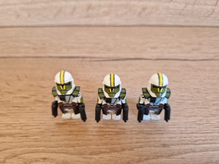 Figurines type lego 3 Clones Doom Troopers star wars - photo numéro 5
