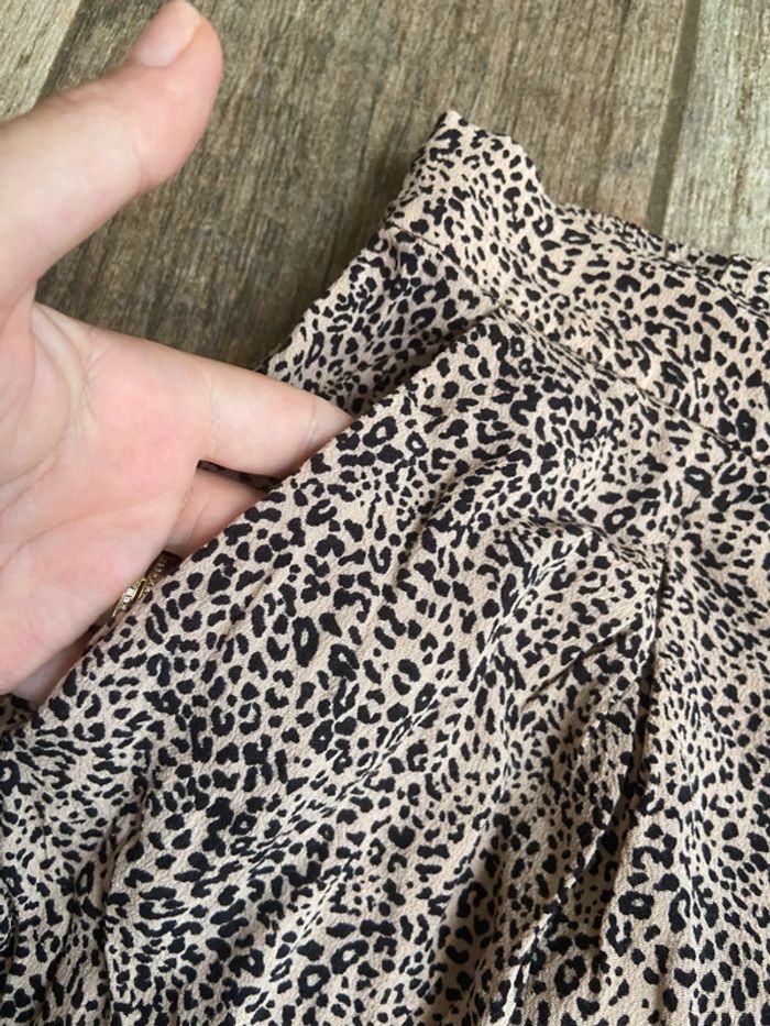 Short léger imprimé léopard mango - photo numéro 3