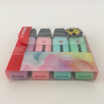 4 Stabilo BOSS pastel (NEUF)