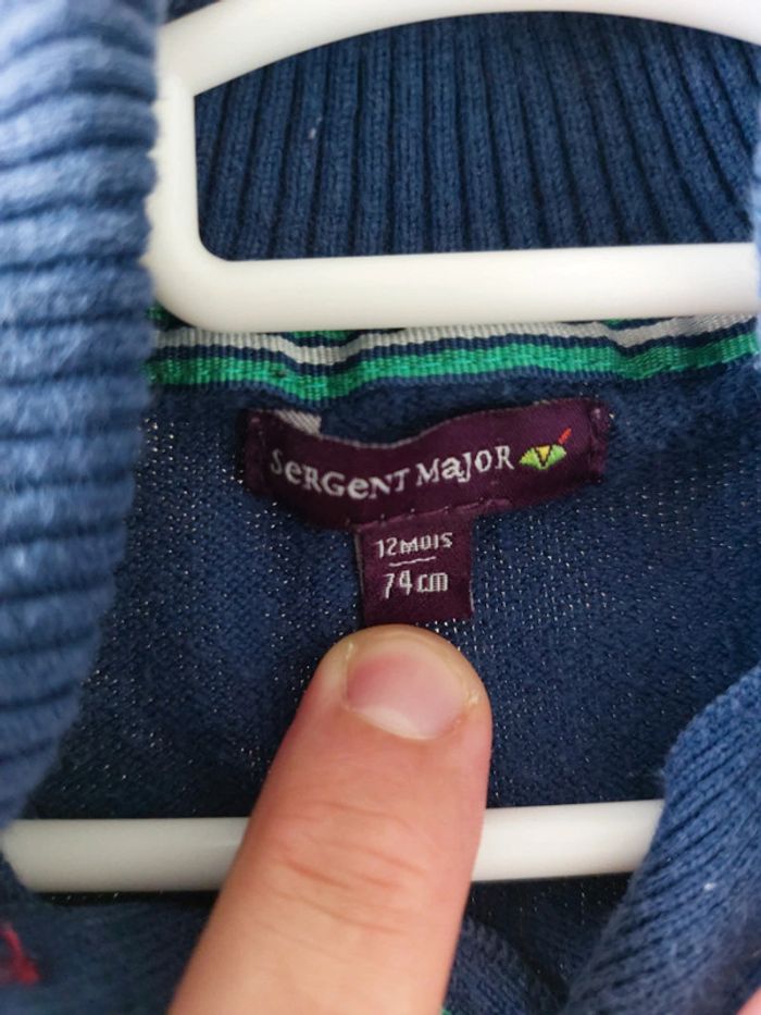 Pull bleu marine Sergent Major - photo numéro 3