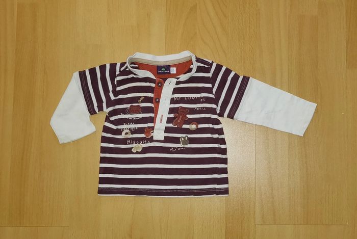 Tee-shirt manches longues sergent major 9 mois