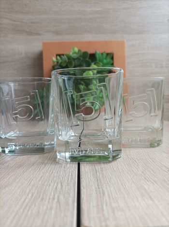 Lot 3 verres Label 5 