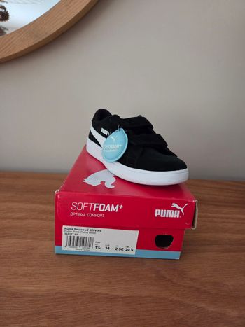 Baskets puma noir 34 neuve