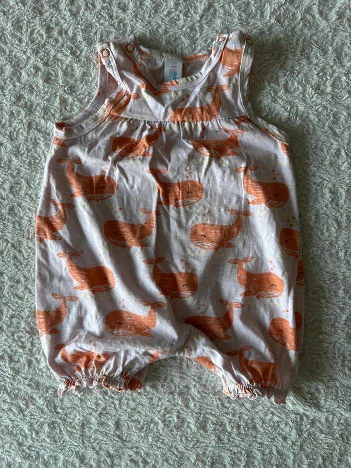 Barboteuse, fille, taille 3 mois marque topo mini - photo numéro 2