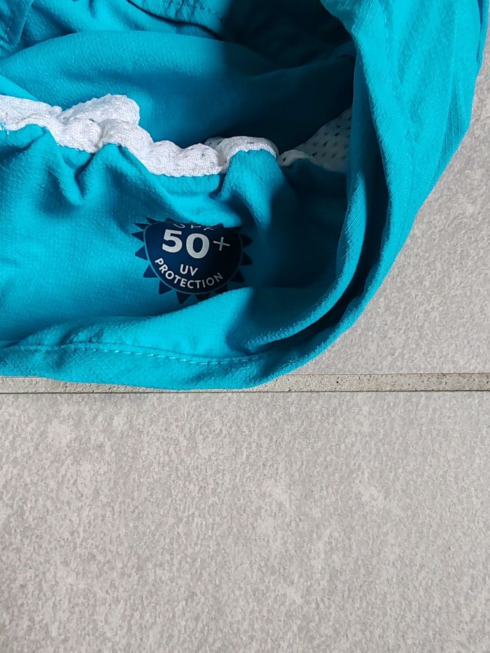 Casquette nabaji décathlon anti uv bleu 6/9m - photo numéro 2