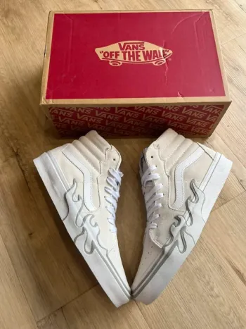 Vans SK8 Hi White Flamme 40,5