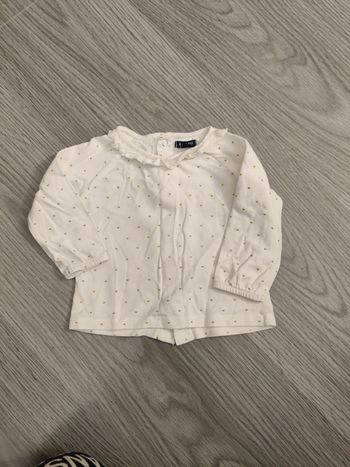 💐 tee shirt manches longues fille en 3 mois Kiabi 💐