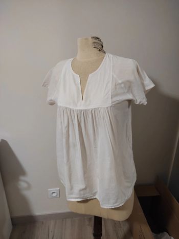 Blouse blanche la redoute